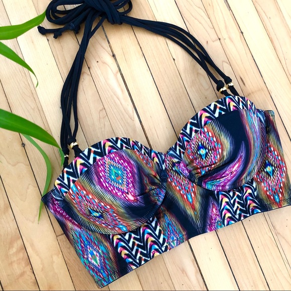 Boho patterned bikini top - Picture 3 of 5